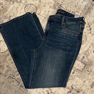 Chico's Dark Blue So Slimming® Girlfriend Flare Jeans